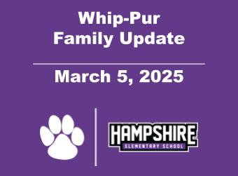 Whip-Pur Family Update 3-5-25